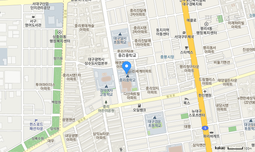 학교 찾아오시는 길 지도